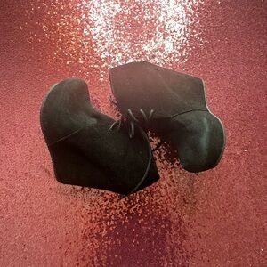 Aldo Black Platform Shoes